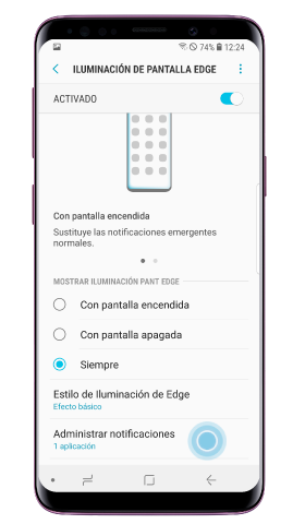 Selecciona “Administrar notificaciones”