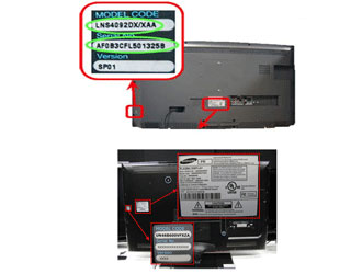 Où trouver la référence de mon produit ? TV