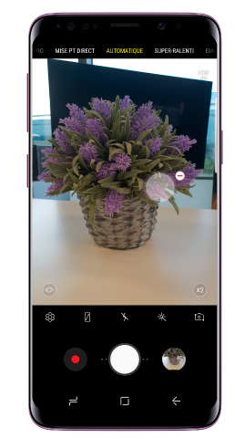 Comment ajouter un autre déclencheur à l’appareil photo de mon Galaxy S9, S9+ ?