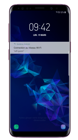 Pourquoi le fond d'écran par défaut de mon Galaxy S9/S9+ change-t-il ?