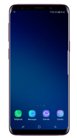 Pourquoi le fond d'écran par défaut de mon Galaxy S9/S9+ change-t-il ?