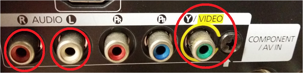 AV線如何連接電視?