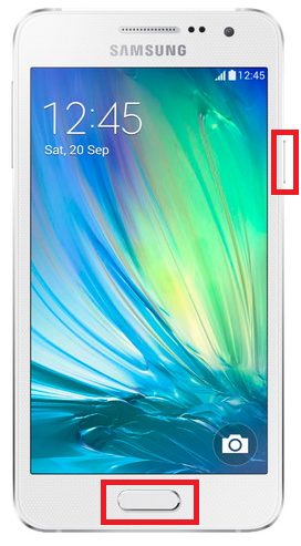 GALAXY A5 如何啟動截圖功能?