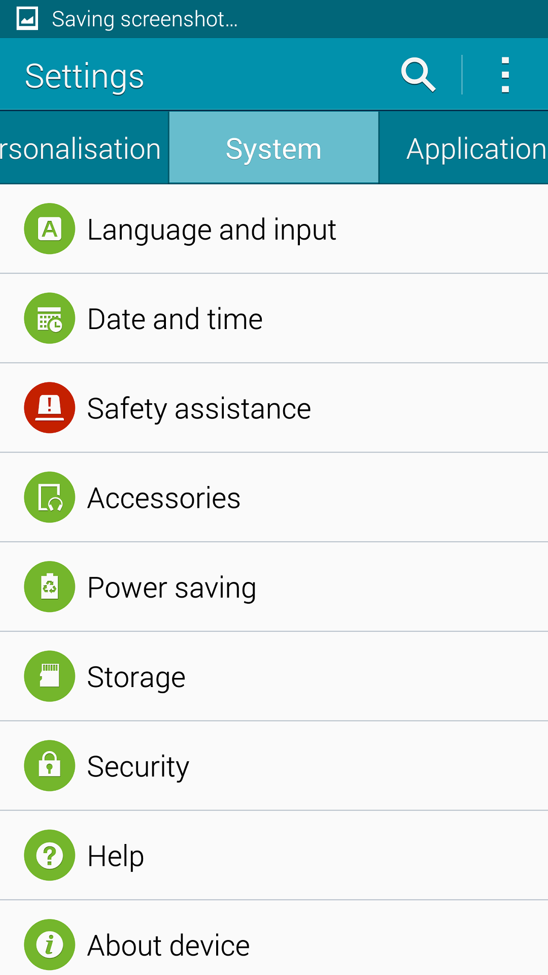 How to set the Display battery percentage on the screen in Note4