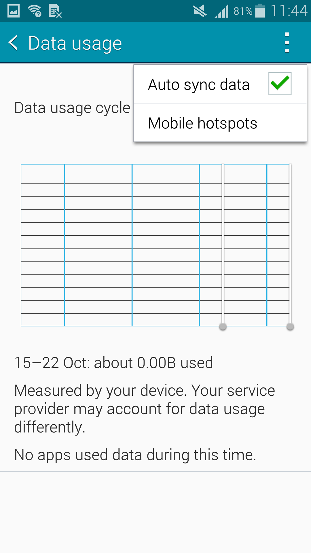 How to set the auto sync data in Note4