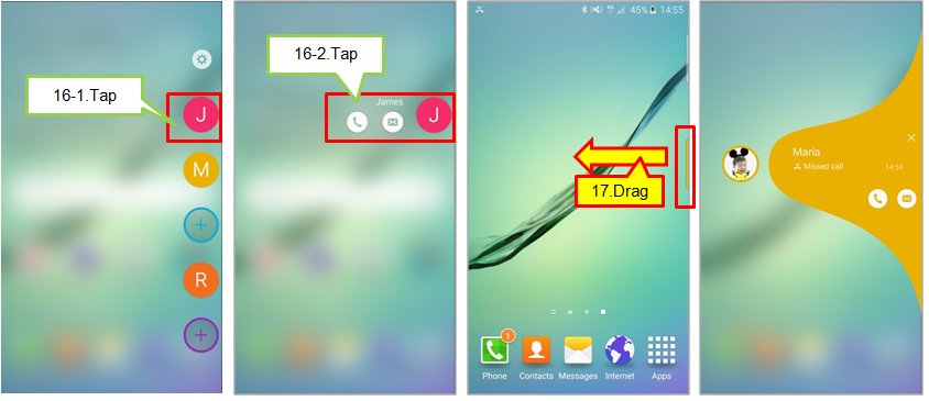 Galaxy S6 edge: How do I use Edge lighting and People edge features on Edge screen?