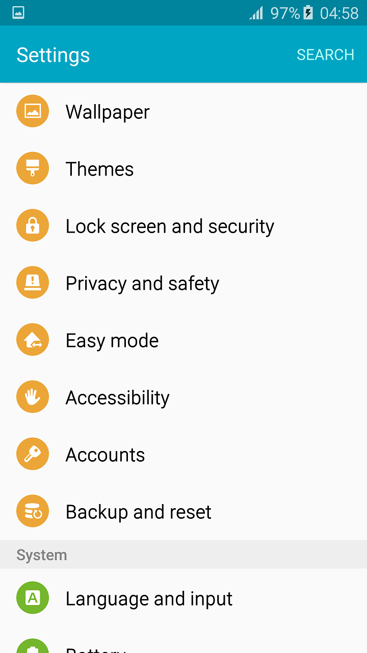 S6 how to disable auto sync function