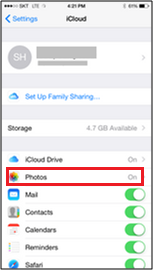 I imported data from iCloud using Smart Switch Mobile but pictures are not imported. Why?