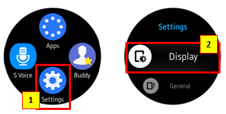 How can I change the clock style on Gear S2?