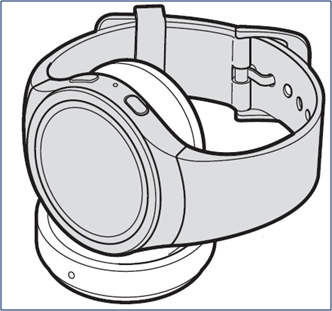 How do I charge the battery of my Gear S2?