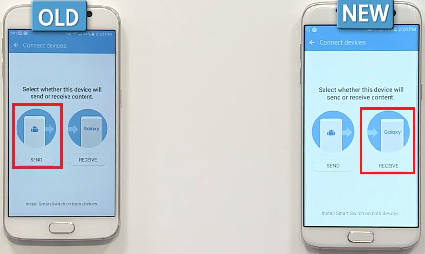 How to Transfer Data from my old Android device to my new Galaxy device