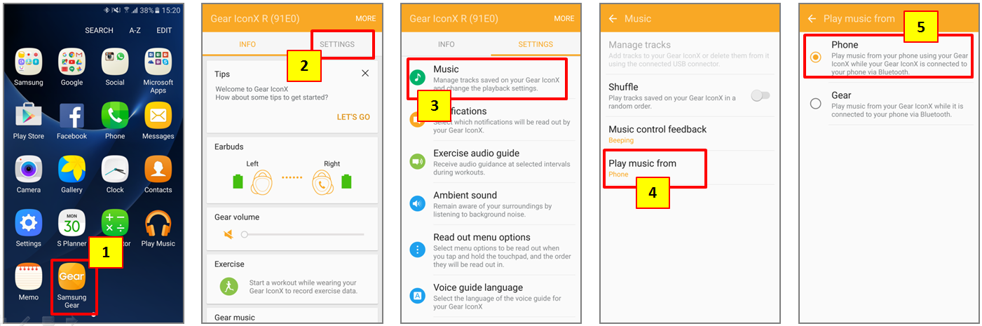 google play music gear s3