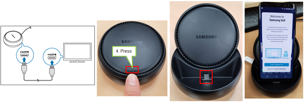 Galaxy S8: How do I use Samsung DeX feature?