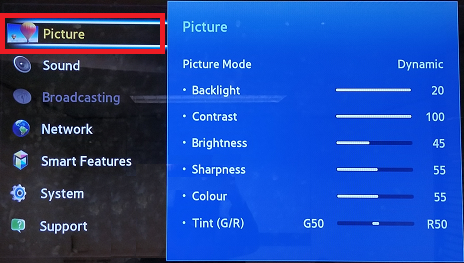 How can I Change the Picture Size of my Samsung TV?