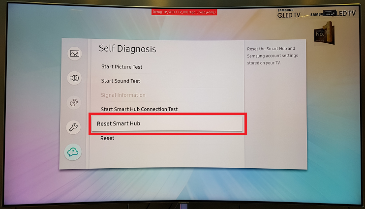 How do I Reset Smart Hub on a Samsung TV?