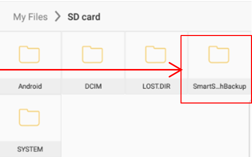 Backup your data