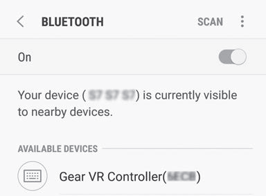 Connect Gear VR Controller via Bluetooth | HK_EN