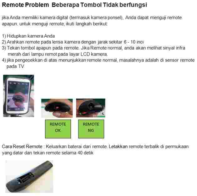 Cara mengecek remote berfungsi atau tidak