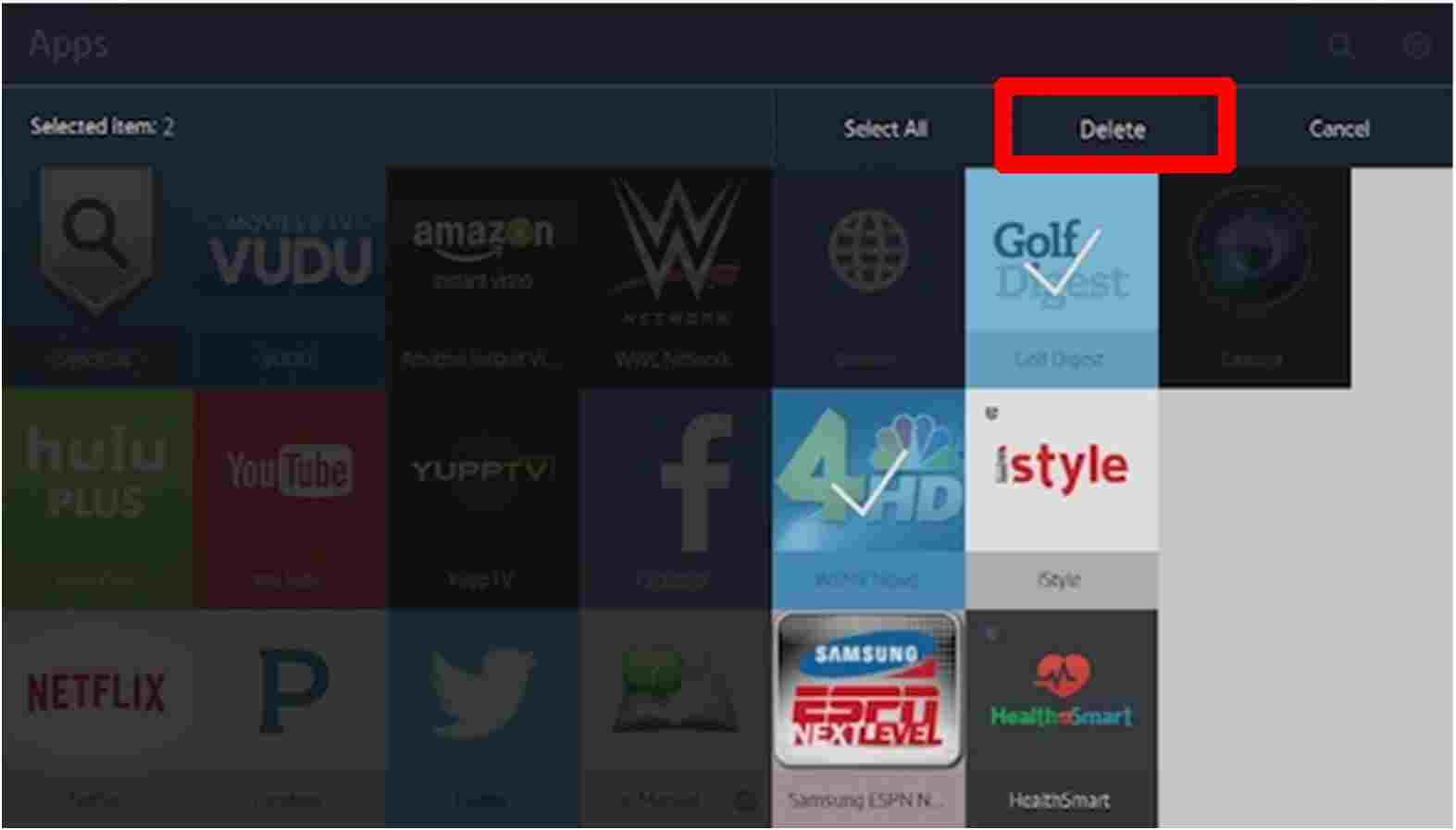 (FAQ) Menghapus Aplikasi Pada Smart TV 4K 2015