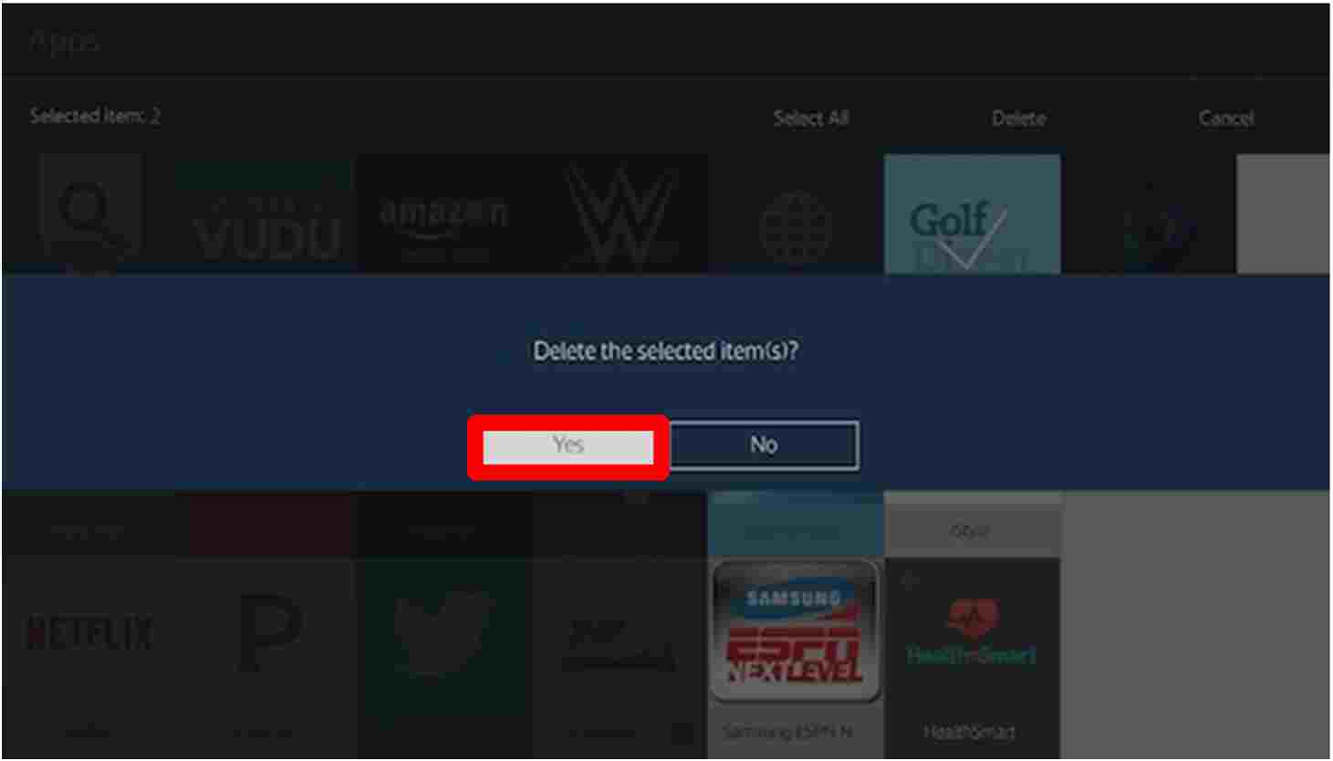 (FAQ) Menghapus Aplikasi Pada Smart TV 4K 2015
