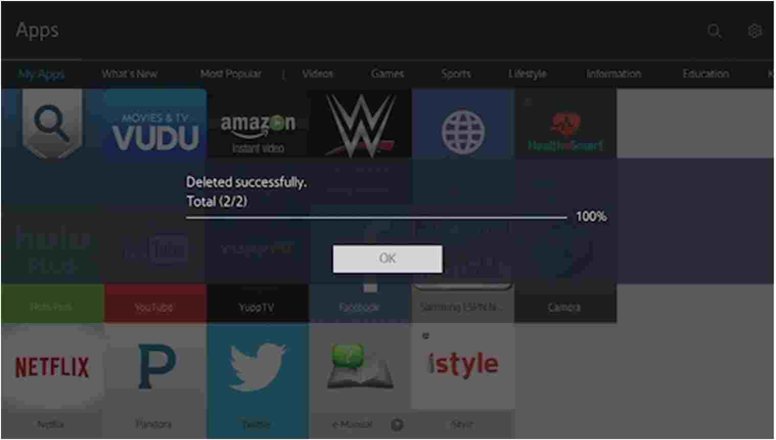 (FAQ) Menghapus Aplikasi Pada Smart TV 4K 2015