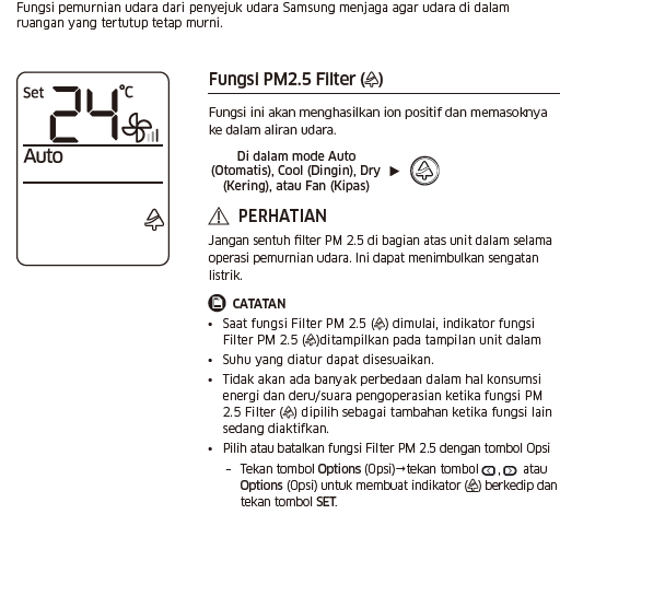 Apa fungsi Filter PM2.5?