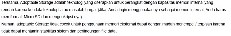 Apakah Galaxy S8/S8+ mendukung dengan fitur Adoptable Storage?