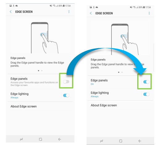 Saat Menggunakan Note 8, Panel Edge tidak muncul, apa yang harus dilakukan?
