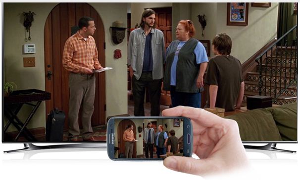 What is Smart View feature in Samsung SMART TV?