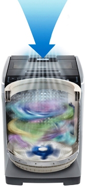 What is 'Air Turbo Drying System' in a Samsung Top Loader Washing Machine?