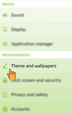 How to change Lock Screen Wallpaper from settings in Tizen based Smartphones(SM-Z130H)?