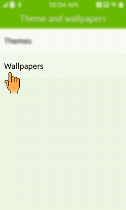 How to change Lock Screen Wallpaper from settings in Tizen based Smartphones(SM-Z130H)?