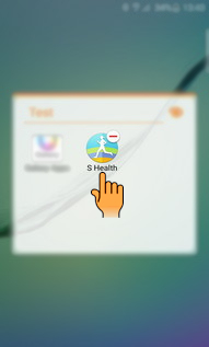 How to remove Folders from the Apps screen in Samsung Galaxy S6 Edge(SM-G925I)?