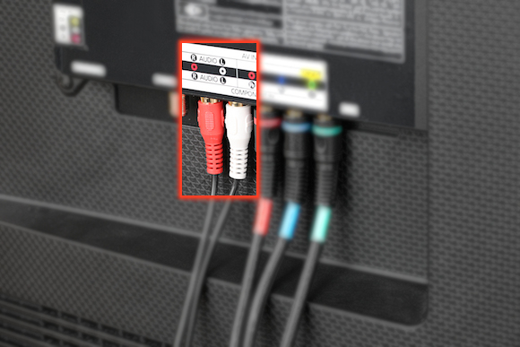 How to connect Component cable in Samsung Smart TV?