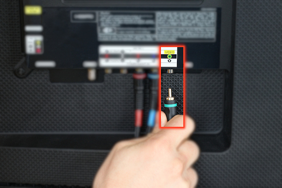 How to connect Component cable in Samsung Smart TV?