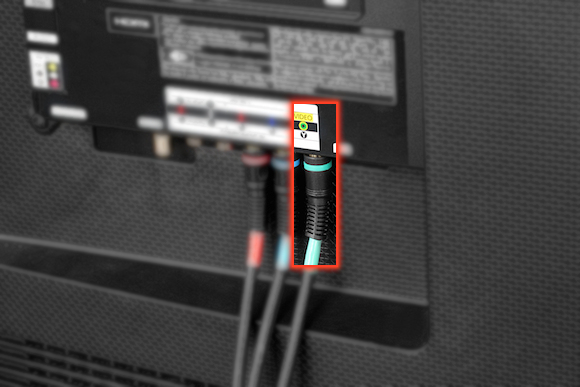 How to connect Component cable in Samsung Smart TV?