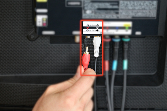 How to connect Component cable in Samsung Smart TV?