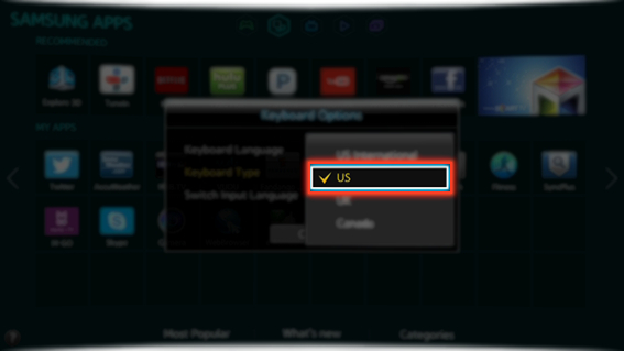 How to connect a USB Keyboard in Samsung Smart TV?