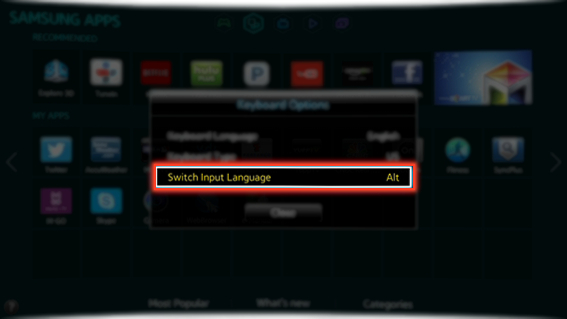 How to connect a USB Keyboard in Samsung Smart TV?
