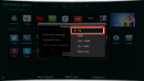 How to connect a USB Keyboard in Samsung Smart TV?