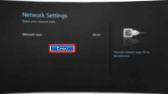 How to connect to a Wired Internet Network Manually in Samsung Smart TV?