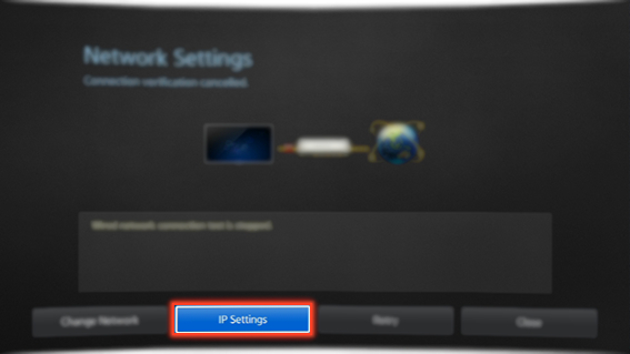 How to connect to a Wired Internet Network Manually in Samsung Smart TV?