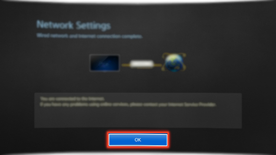 How to connect to a Wired Internet Network Manually in Samsung Smart TV?