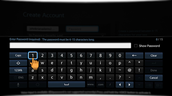 How to delete a Samsung account from Samsung Smart TV?