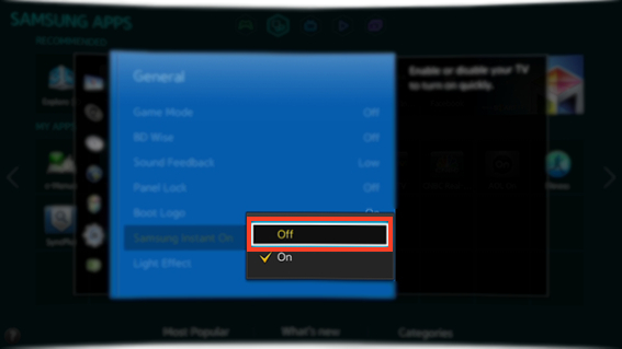 How to Enable / Disable Samsung Smart On in Samsung Smart TV?