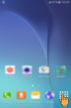 How to create Folder on the apps screen in Samsung Galaxy J5(SM-J500F)?