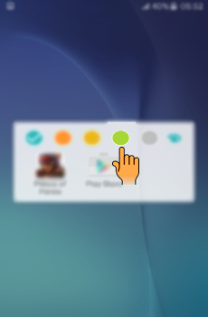 How to create Folder on the apps screen in Samsung Galaxy J5(SM-J500F)?