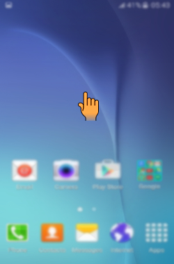 How to add Widgets to the home screen in Samsung Galaxy J5(SM-J500F)?