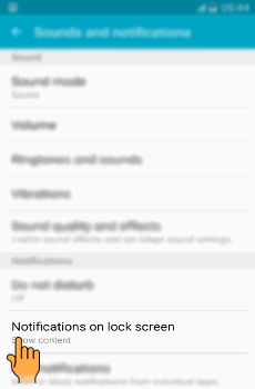 how to turn off lock screen notifications samsung
