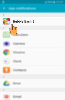 How to Block notifications of an App in Samsung Galaxy J5(SM-J500F)?